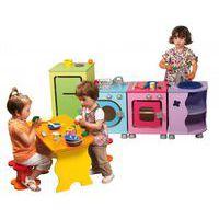 Meuble lingerie  lave-linge, table à repasser et son fer. dim. 37x37x47 cm - Image 3