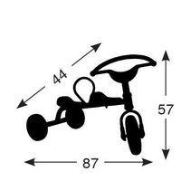 Tandem sans pédale hauteur selle 29 et 25 cm 1er âge thumbnail image 2