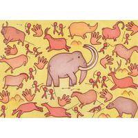 Papier spécial affiche Graffy Roll 90 g - Peinture préhistorique - Image 2