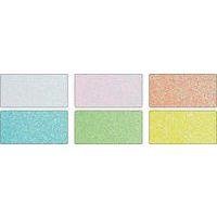 Pochette de 6 feuilles 17 x 24.5 cm carton pailleté pastel 300 g thumbnail image 3