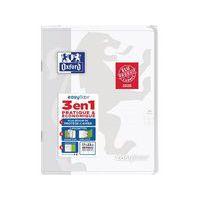 OXFORD Cahier EasyBook 17x22cm Grands Carreaux Seyès 48 Pages Agrafées Couverture Polypro Coloris Assortis thumbnail image 5