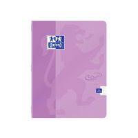 OXFORD Cahier Touch' 17x22cm Grands Carreaux Seyès 96 Pages Agrafées Couverture Carte Coloris Assortis thumbnail image 2