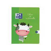 OXFORD Cahier Maternelle 17x22cm Réglure Double Ligne 3/10mm 32 Pages Agrafées Couverture Carte Coloris Assort - Image 4
