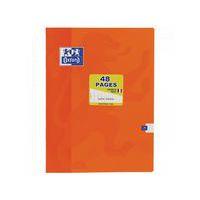 OXFORD Cahier Color Life 24x32cm Grands Carreaux Seyès 48 Pages Agrafées Couverture Carte Coloris Assortis - Image 3