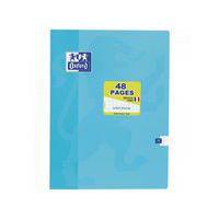 OXFORD Cahier Color Life 24x32cm Grands Carreaux Seyès 48 Pages Agrafées Couverture Carte Coloris Assortis - Image 4