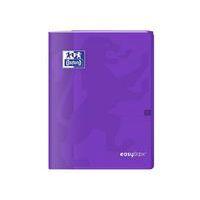 OXFORD Cahier EasyBook 24x32cm Grands Carreaux Seyès 48 Pages Agrafées Couverture Polypro Coloris Assortis thumbnail image 4