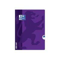 OXFORD Cahier OpenFlex 24x32cm Grands Carreaux Seyès 48 Pages Agrafées Couverture Polypro Coloris Assortis thumbnail image 4