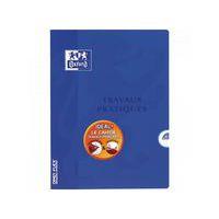 OXFORD Cahier de Travaux Pratiques OpenFlex 24x32cm Grands Carreaux Seyès/Uni Blanc 80 Pages Agrafées Couvertu - Image 4