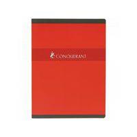 CONQUERANT Cahier 24x32cm Grands Carreaux Seyès 96 Pages Agrafées Couverture Carte Coloris Assortis thumbnail image 3