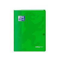 OXFORD Cahier EasyBook 24x32cm Grands Carreaux Seyès 96 Pages Agrafées Couverture Polypro Vert - Image 4