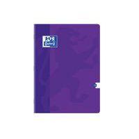 OXFORD Cahier Color Life 24x32cm Grands Carreaux Seyès 140 Pages Agrafées Couverture Carte Coloris Assortis thumbnail image 2