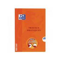 OXFORD Cahier de Travaux Pratiques OpenFlex A4 Grands Carreaux Seyès/Uni Blanc 80 Pages Agrafées Couverture Po - Image 3