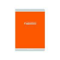 CONQUERANT Cahier Classique A4 Grands Carreaux Seyès 96 Pages Agrafées Couverture Carte Recyclée Coloris Assor thumbnail image 2