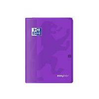 OXFORD Cahier EasyBook A4 Grands Carreaux Seyès 96 Pages Agrafées Couverture Polypro Violet thumbnail image 2