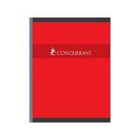 CONQUERANT Cahier 17x22cm Petits Carreaux 5mm 192 Pages Brochées Couverture Carte Coloris Assortis - Image 2