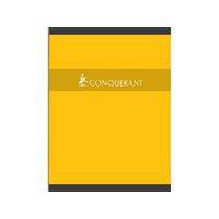 CONQUERANT Cahier 24x32cm Petits Carreaux 5mm 192 Pages Brochées Couverture Carte Coloris Assortis thumbnail image 2