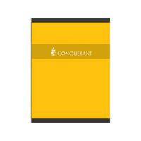 CONQUERANT Cahier 24x32cm Petits Carreaux 5mm 192 Pages Brochées Couverture Carte Coloris Assortis thumbnail image 2