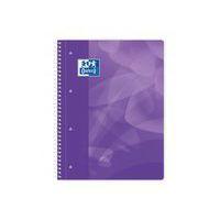 OXFORD Cahier Lagoon A4+ Grands Carreaux Seyès 160 Pages Reliure Intégrale Couverture Polypro Coloris Assortis - Image 3