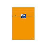 OXFORD Bloc-Notes Orange 11x17cm Petits Carreaux 5mm 80 Feuilles Agrafées Couverture Carte Enduite Orange - Image 2