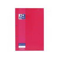 OXFORD Bloc-Notes Color Life A4+ Grands Carreaux Seyès 160 Pages Reliure Agrafée Tête Couverture Carte Coloris - Image 2