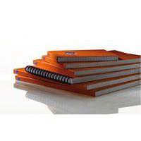 OXFORD Bloc-Notes Orange A4 Petits Carreaux 5mm 80 Feuilles Agrafées Couverture Carte Enduite Orange thumbnail image 2