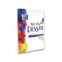 Bloc-notes dessin A4 Oxford Réglure Unie Blanche 100 Pages Collé Côté Couverture Colorée thumbnail image 3