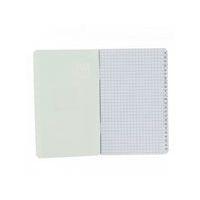 OXFORD Répertoire Infinium 11x17cm Petits Carreaux 5mm 96 Pages Agrafées Couverture Synthétique Coloris Assort - Image 2