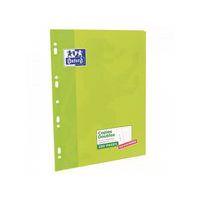 OXFORD Copies Doubles A4 Petits Carreaux 5mm Margés 200 Pages Etui Carte Vert - Image 2