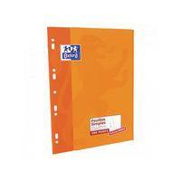 OXFORD Feuilles Simples A4 Petits Carreaux 5mm Margés 200 Pages Etui Carte Orange thumbnail image 4