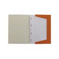 OXFORD Feuilles Simples A4 Petits Carreaux 5mm Margés 200 Pages Etui Carte Orange - Image 3
