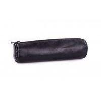 Elba Fourre-Tout Rond 6x21cm à Fermeture Eclair Cuir Ebène Noir thumbnail image 4