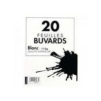 CAMBRIDGE Pochette de 20 Buvards 16x21cm Epaisseur 115g Blanc thumbnail image 3