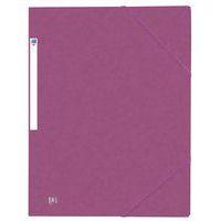 OXFORD Chemise 3 Rabats Top File + A4 avec Elastique Couverture Carte Prune thumbnail image 5
