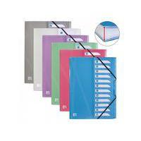 OXFORD Trieur Extensible Hawaï A4 12 Positions Couverture Polypro Coloris Assortis - Image 3