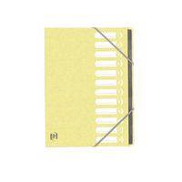 TRIEUR OXFORD TOP FILE+ A4 AGRAFE 12 POSITIONS ASSORTIS PASTEL thumbnail image 3