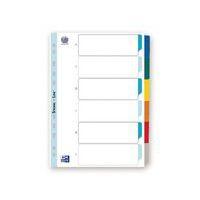 Intercalaires Neutres A4 6 Positions Carte Epaisseur 170g Blanc - Image 2