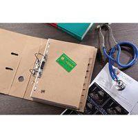 OXFORD Intercalaires Neutres Touareg A4 12 Positions Carte Recyclée Epaisseur 265g Beige Naturel thumbnail image 3