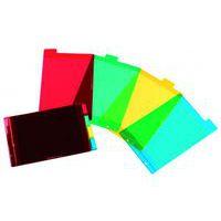 OXFORD Intercalaires A5 Paysage 4 Positions PVC Translucide Epaisseur 14/100ème Coloris Assortis thumbnail image 2