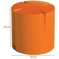 Pouf rond Connexio - orange thumbnail image 4