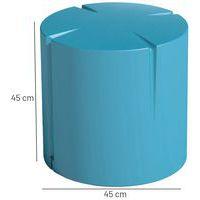 Pouf rond Connexio - bleu pastel thumbnail image 3