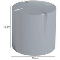 Pouf rond Connexio - gris fenêtre thumbnail image 4
