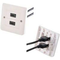 Kit plastron spécial VPI : 2x HDMI 5 m + USB 20 cm thumbnail image 2