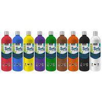 Assortiment 8 flacons 1 litre Solugouache + 2 blancs offerts - Pébéo