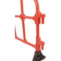 Barrière plastique avec pieds - 1500mm rouge thumbnail image 6