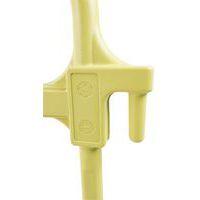 Barrière plastique avec pieds - 2000mm jaune thumbnail image 7