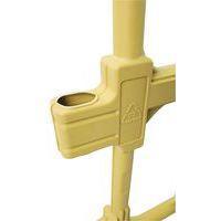 Barrière plastique avec pieds - 2000mm jaune thumbnail image 5