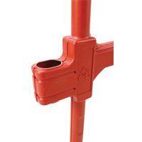 Barrière plastique avec pieds - 2000mm rouge thumbnail image 6