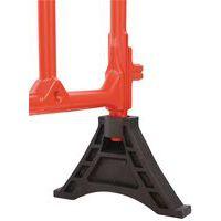 Barrière plastique avec pieds - 2000mm rouge thumbnail image 4