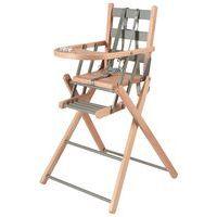 Chaise haute SARAH extra-pliante Hybride Gris - Image principale