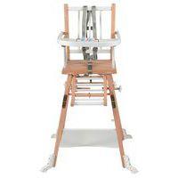 Chaise haute traditionnelle MARCEL transformable Hybride Blanc - Image 3